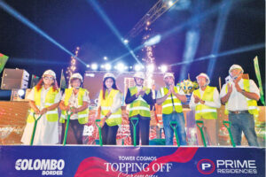 The Colombo Border Project by Prime Residences marks milestone as Tower Cosmos tops out