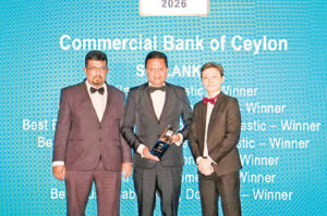 Commercial Bank wins biggest FinanceAsia awards haul by Lankan bank